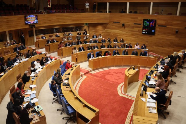 O Pleno do Parlamento de Galicia aproba a Lei de Orzamentos  da Comunidade Autónoma para 2024